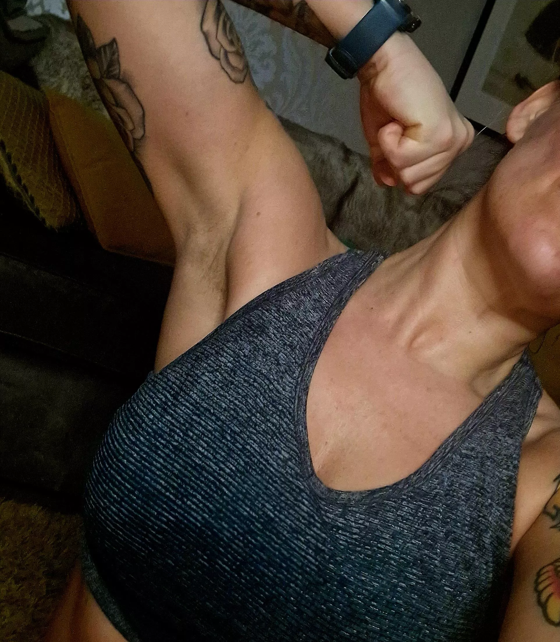 Come here little baby, mommy will keep you safe here..... 🥵