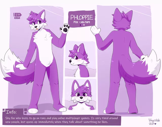 Commission for phloppie (art by me @wayuviale on IG)!