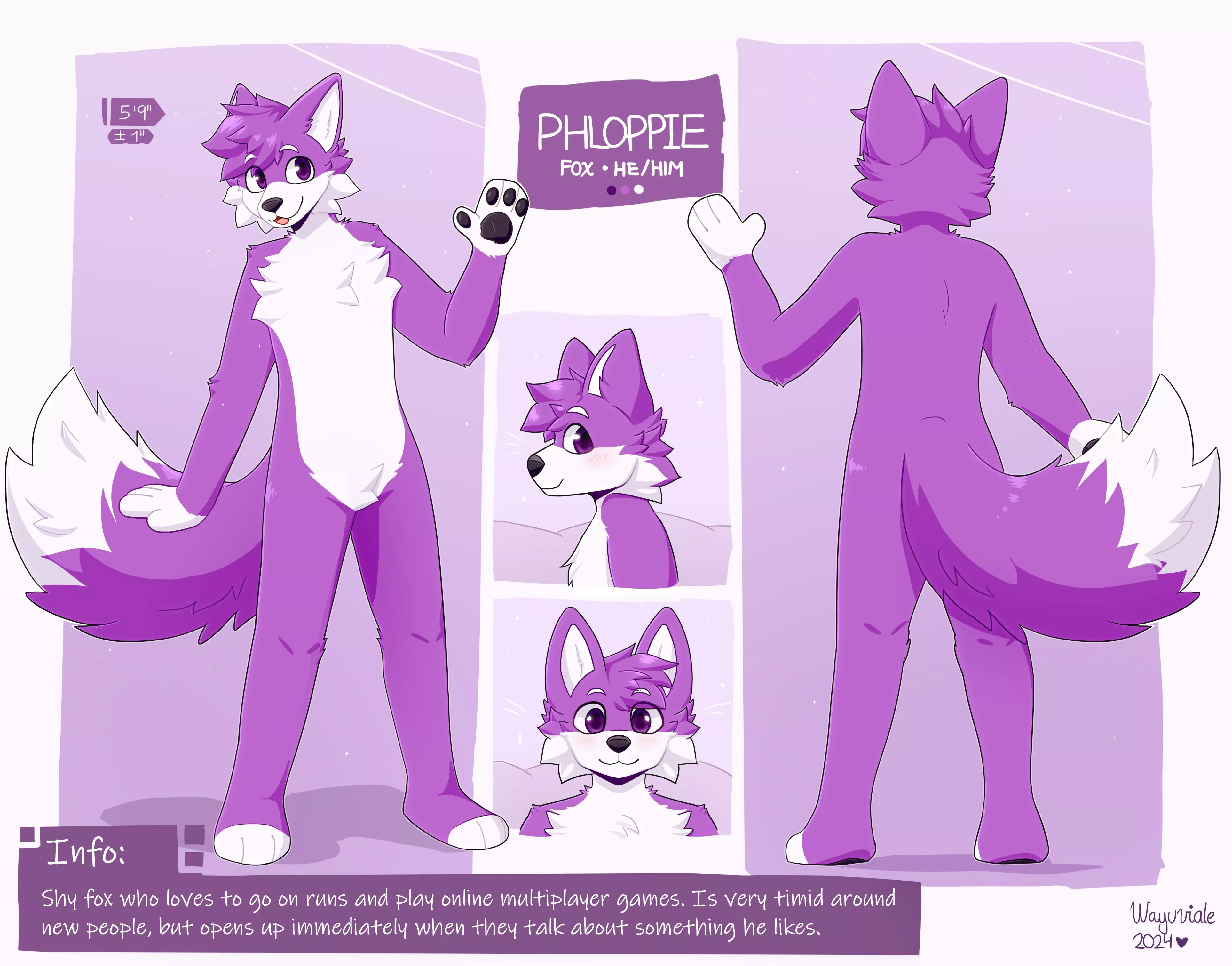 Commission for phloppie (art by me @wayuviale on IG)!