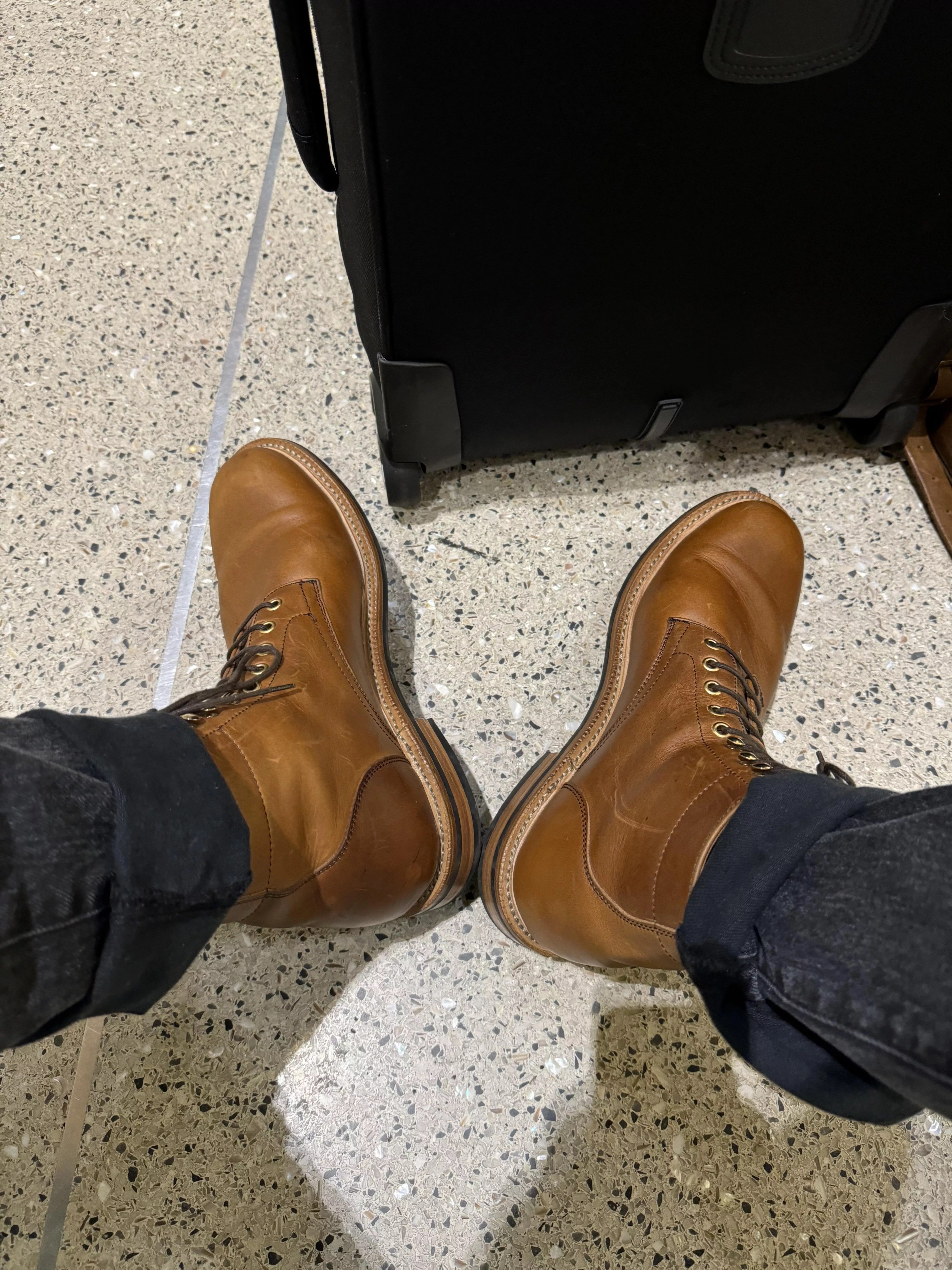 Different shade of leather?