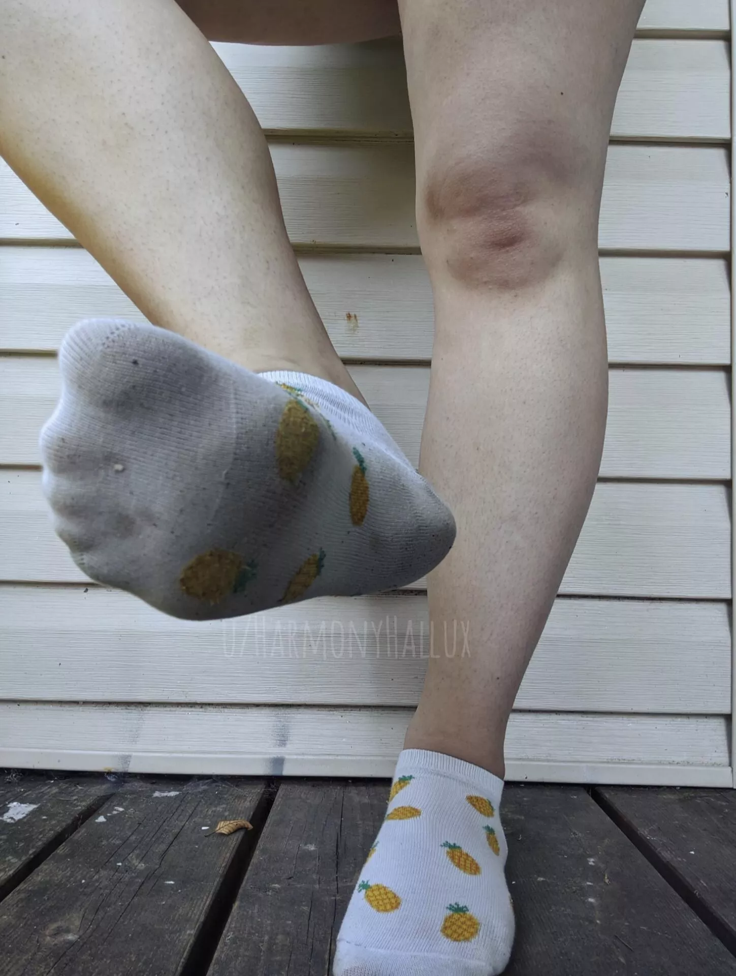 Do You Even Need The Socks Off? My Toe Prints Are Right Here 👅