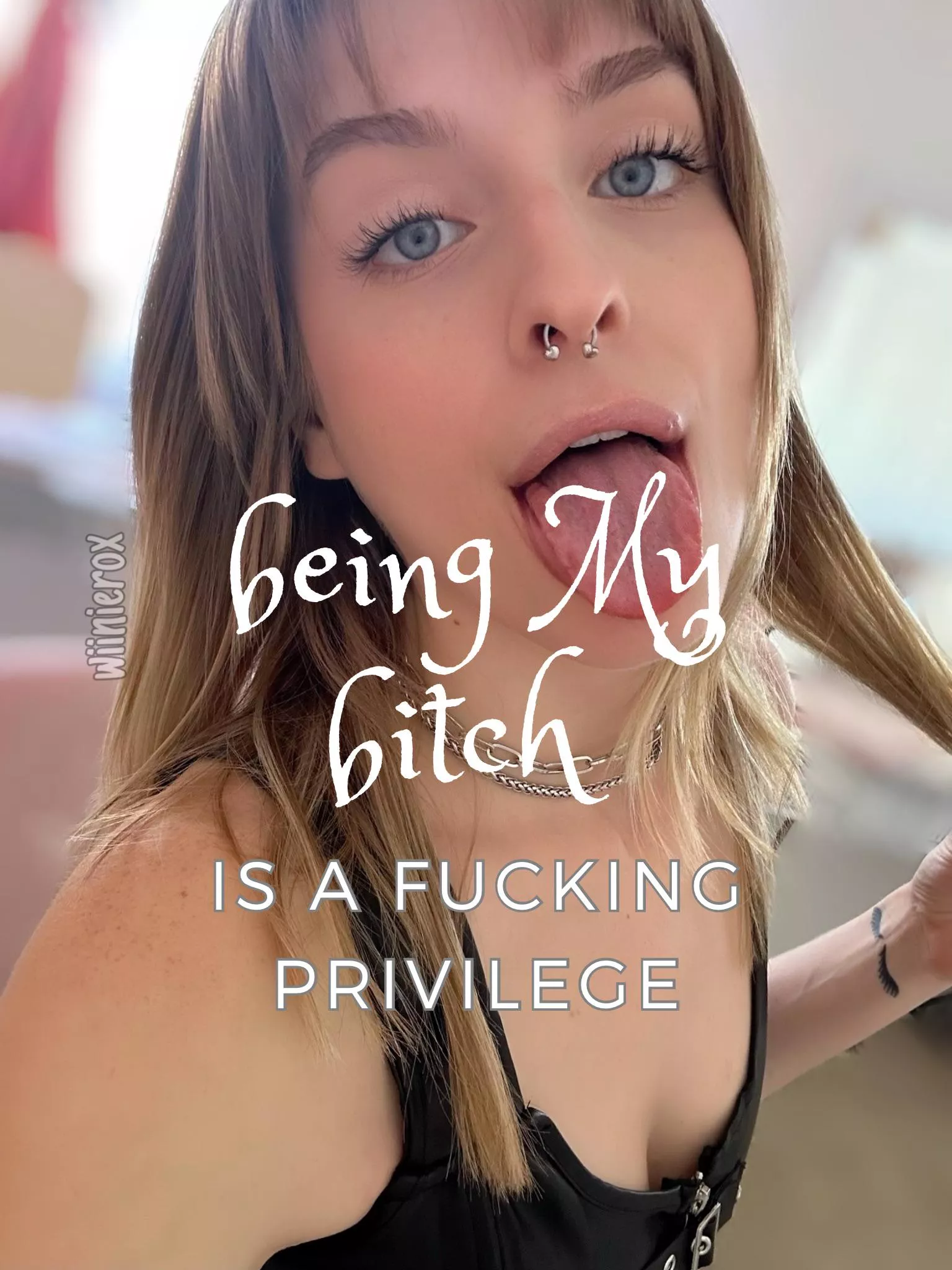 Do you know what an honor it is to be humiliated by Me? Hahaha