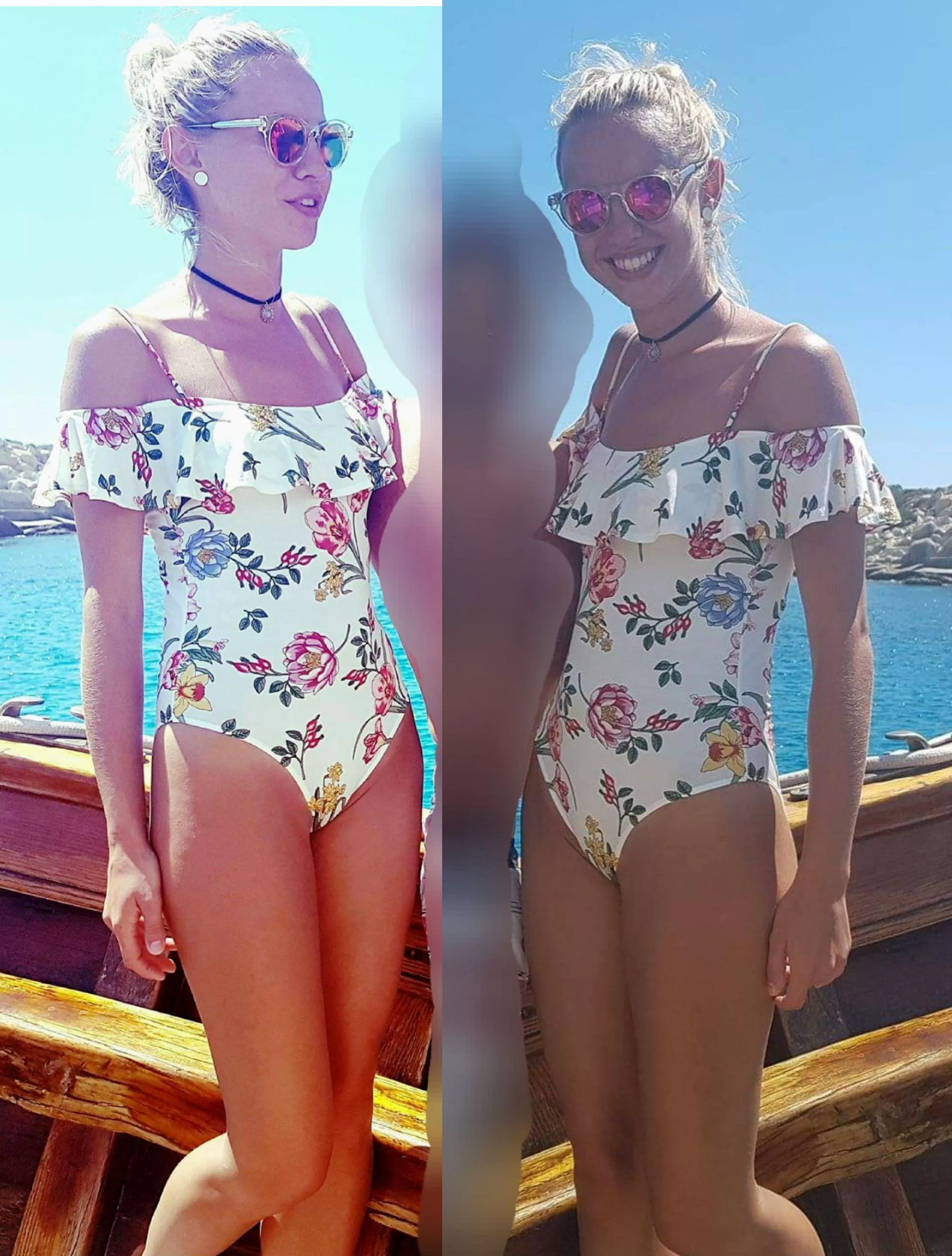 Every girl needs a cute floral one-piece! ❤️