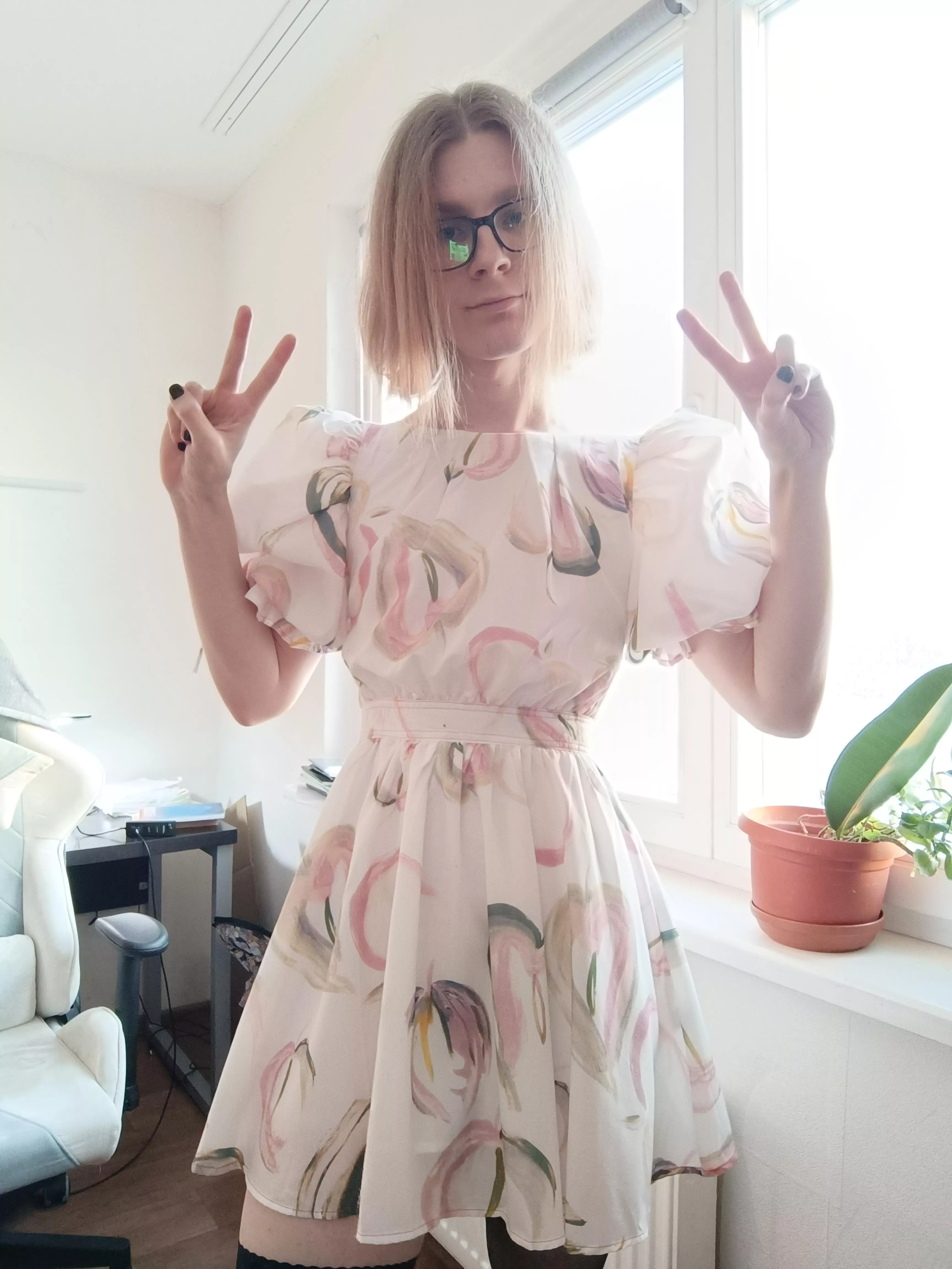 First time wearing dress!