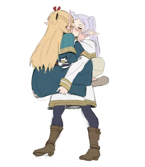 Frieren and Marcille (By niko) [Frieren Beyond Journey's End]