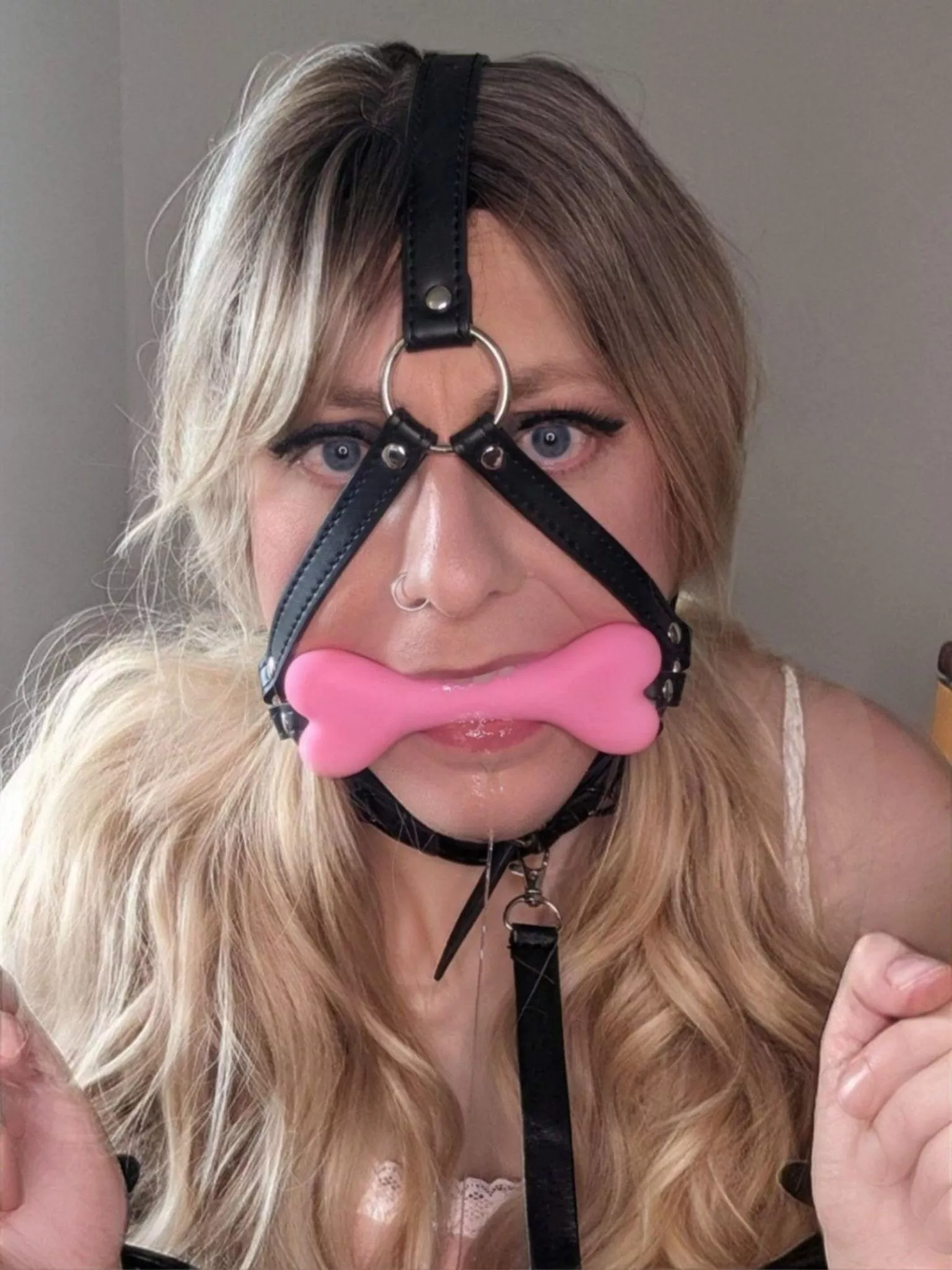 Gagged, bound, and oh so ready