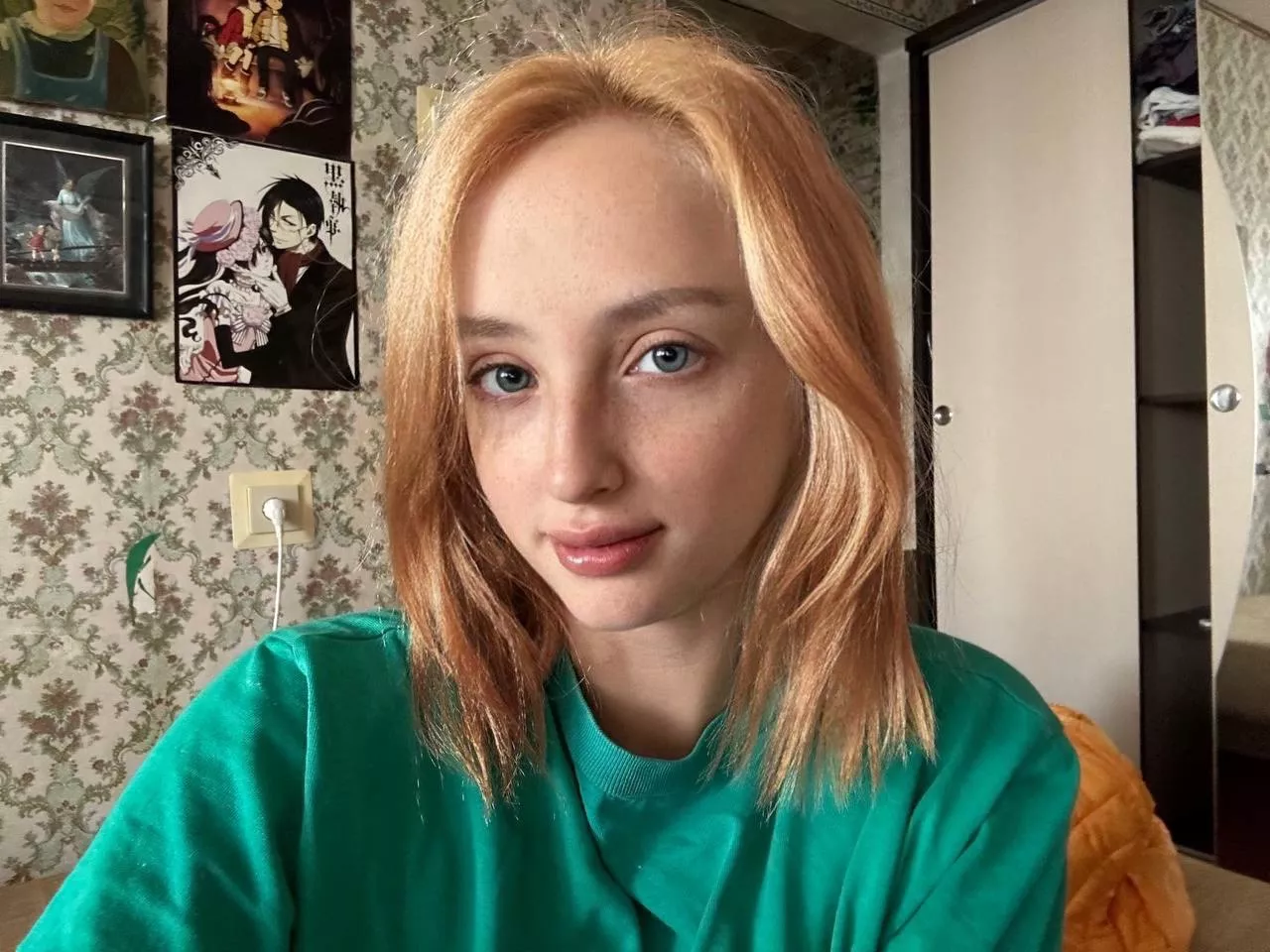 Ginger naughty, but bashful chick. [IRTR]