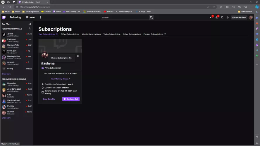How do I cancel this subscription? No idea who it is but it wont let me cancel and has no option to do so. Just keeps renewing my Twitch Prime free subscription