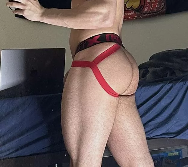 How does this jock strap make my ass look?😏