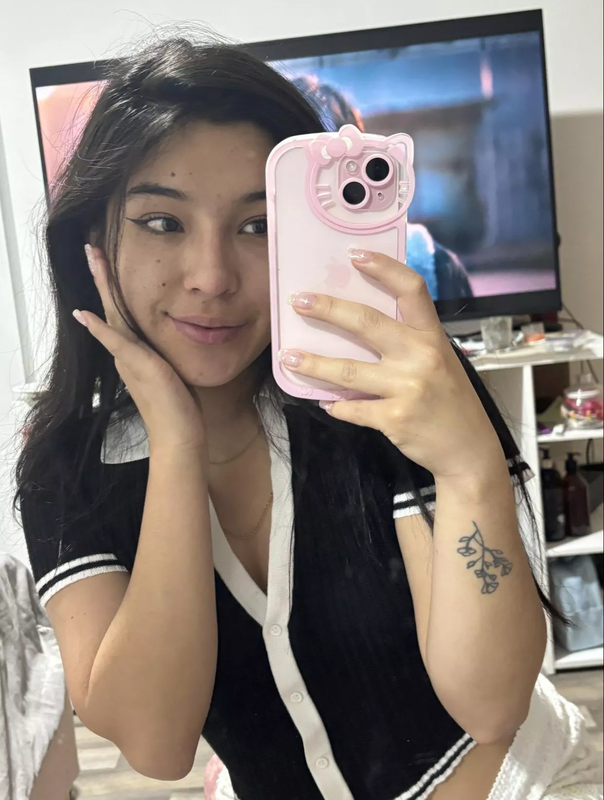 Is a cropped top like this enough to deter you from me?