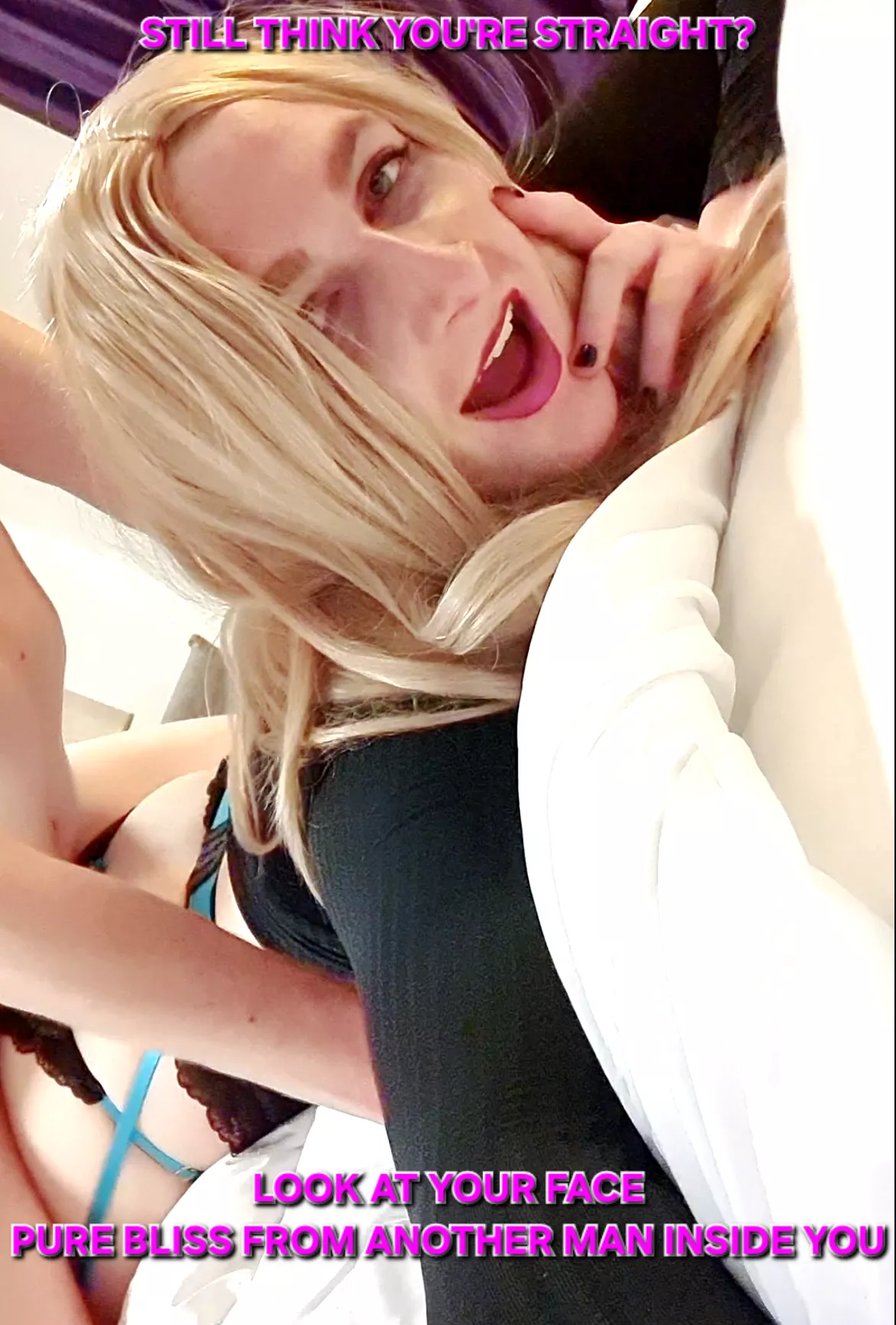 It's straight if I pretend to be a girl right?