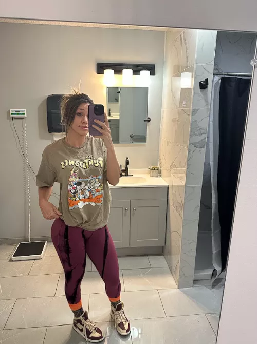 Just finished a sweaty workout 💦