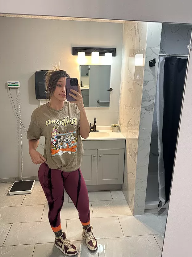 Just finished a sweaty workout 💦