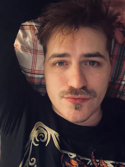 Messy hair but comfy!