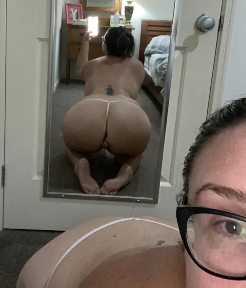 My ass eats this thong