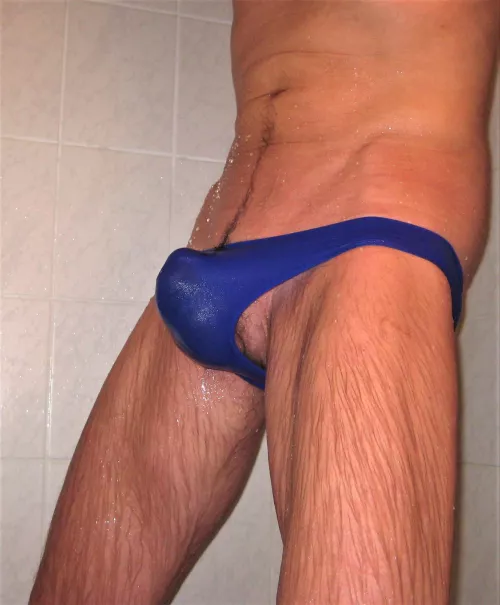 My bulge in tiny speedos