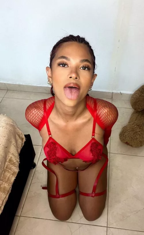 On my knees waiting for your cum