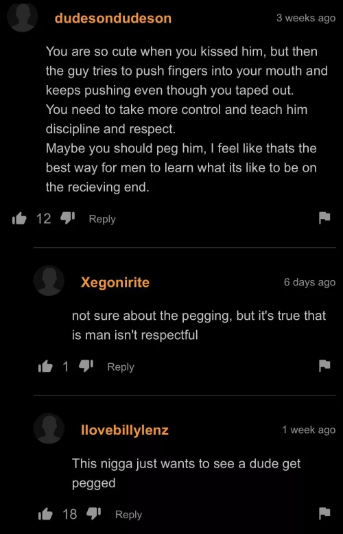 Pegging
