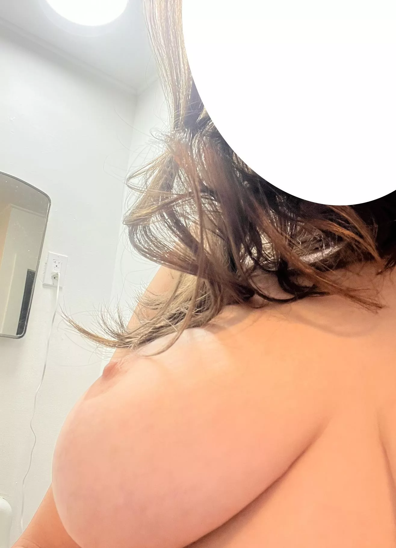 She loves tempting me. Would you like to share her nipples with me?