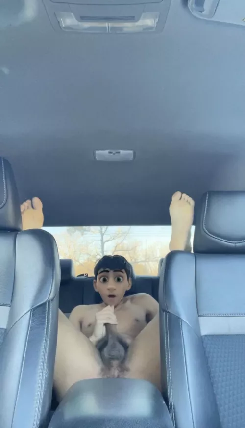 So many people walked by in the parking lot