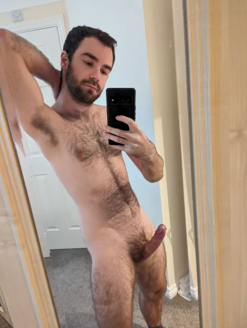 Standing to attention, ready to serve