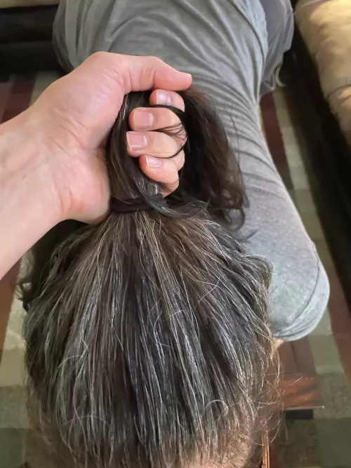 Thanks for holding my hair back