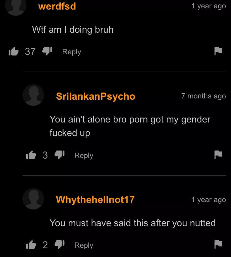 The comments made me giggle