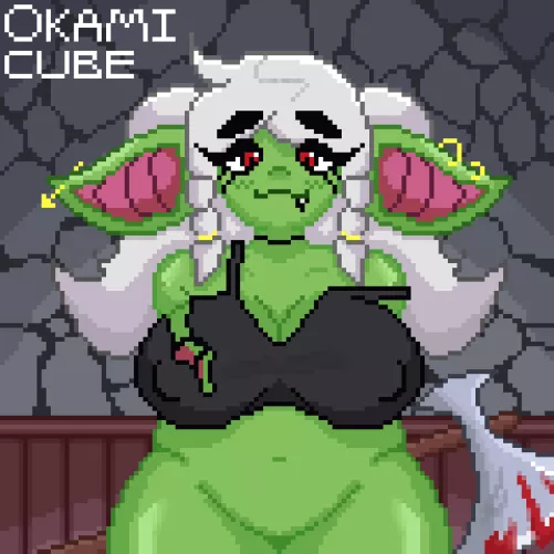 Thighs so thick, don't need no underwear (OkamiCube)