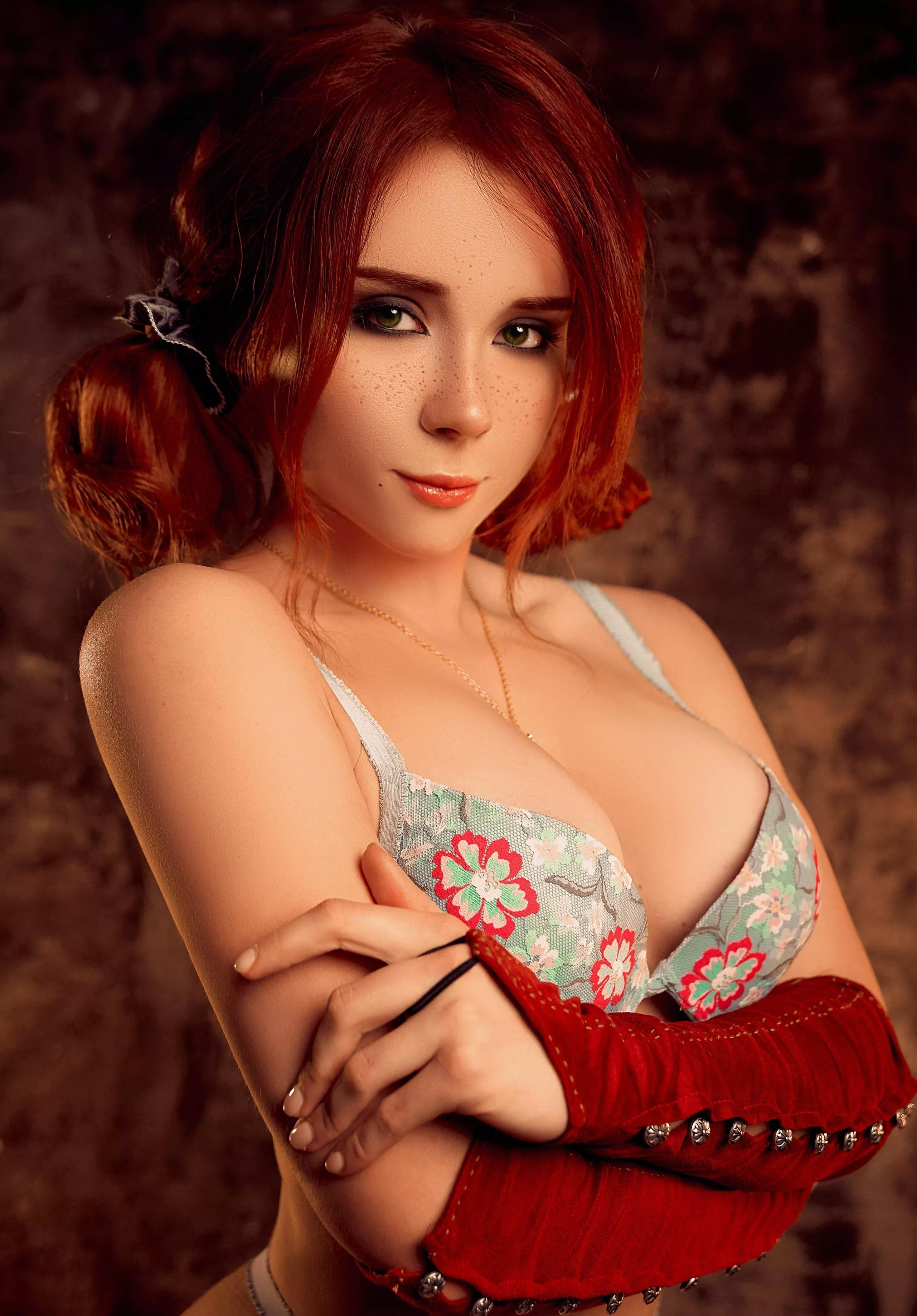 Triss Merigold from The Witcher cosplay by SweetieFox