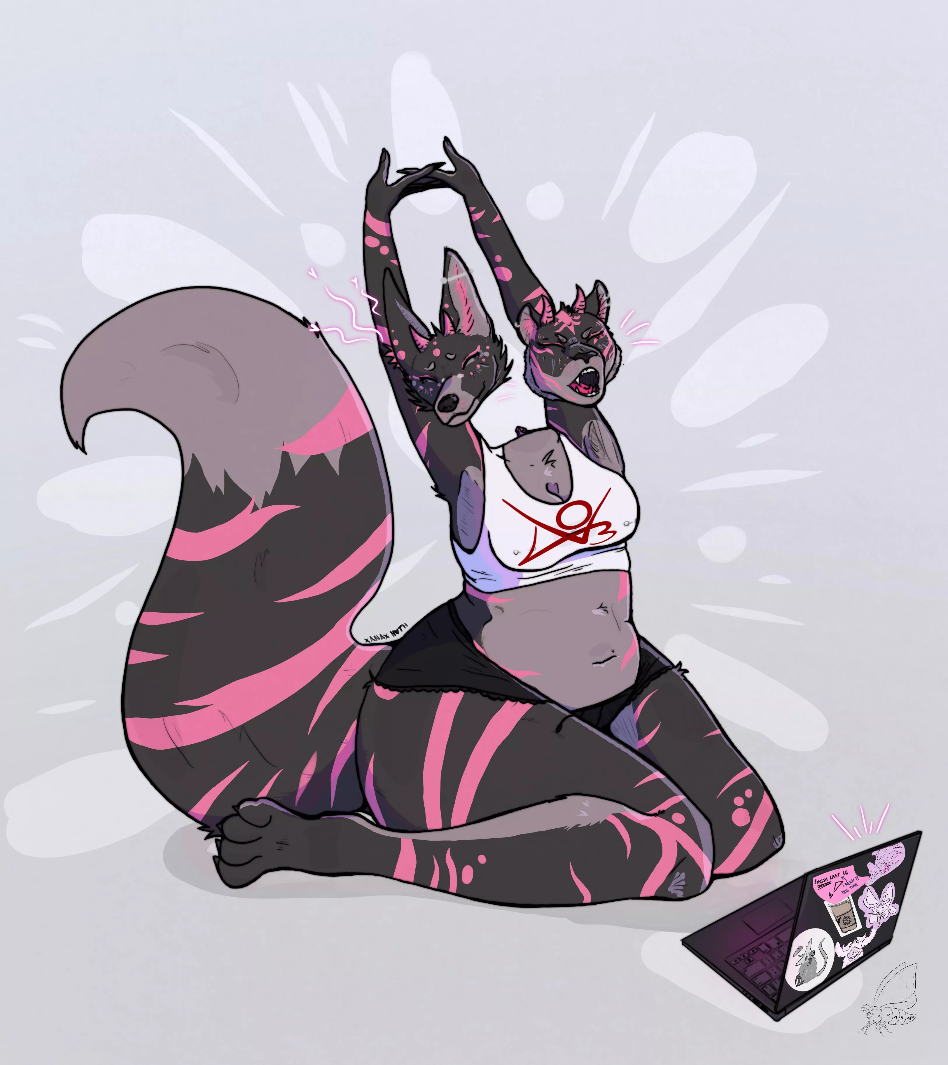 Workin hard (art by me)