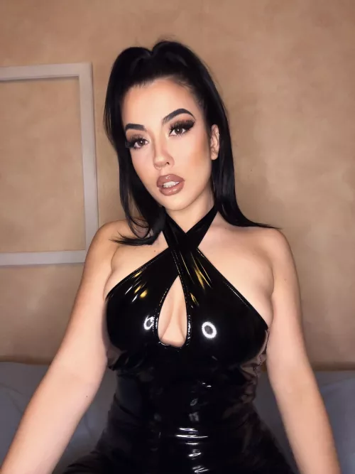 yeah leather and latex have a place in this girls wardrobe