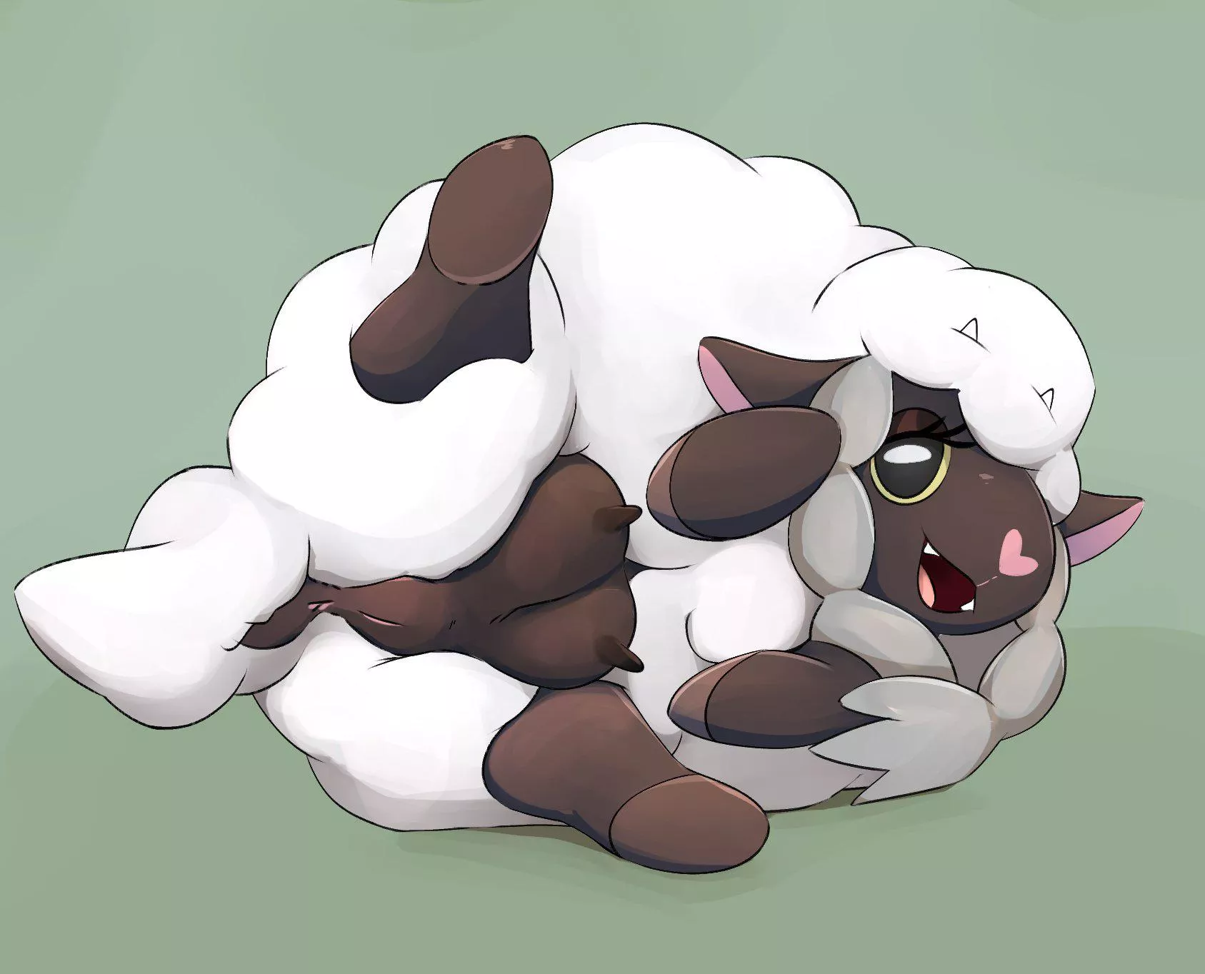 A fluffy, breedable Wooloo~ [F] (by HoneyMono)