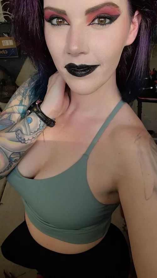 Black lipstick is superior 🖤💅