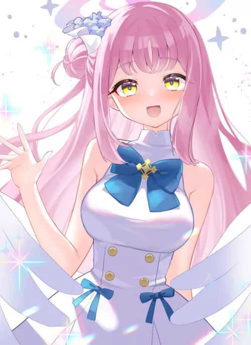 Cute and sexy angel waifu