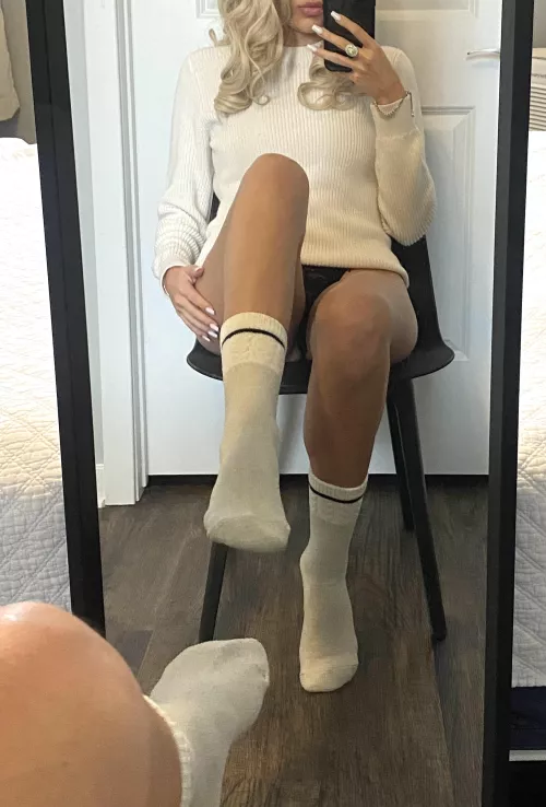 Cute socks ready to get nice and stinky ;)