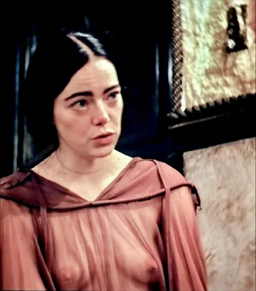 Emma Stone See Through in Poor Things (2023)