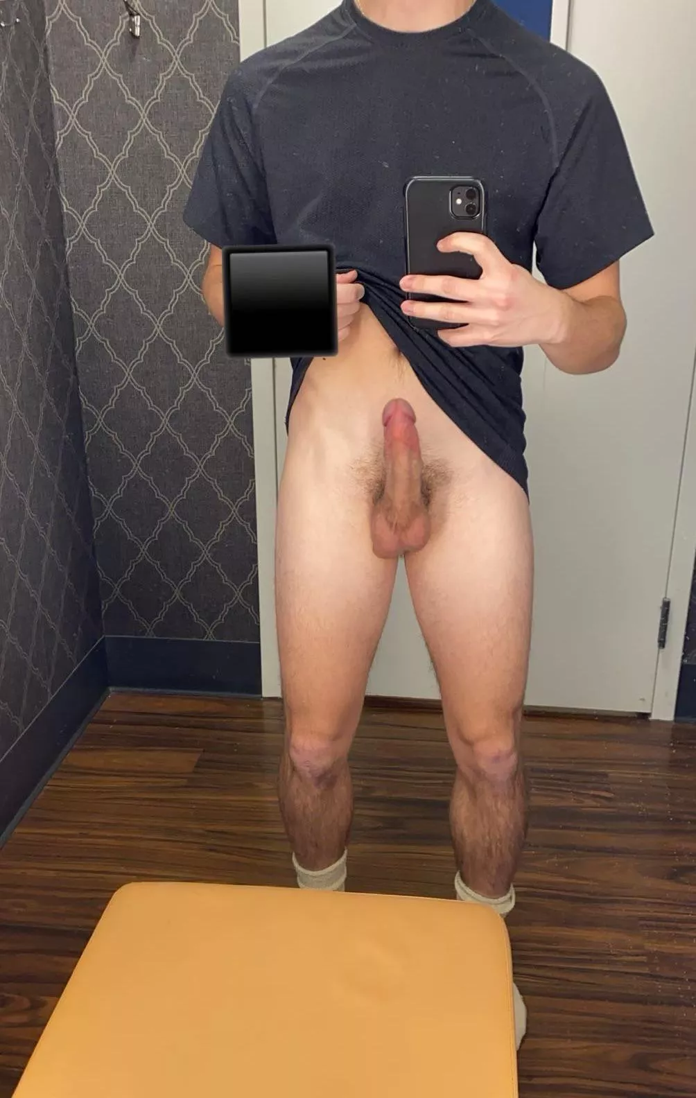 got hard in the dressing room. what do you think?