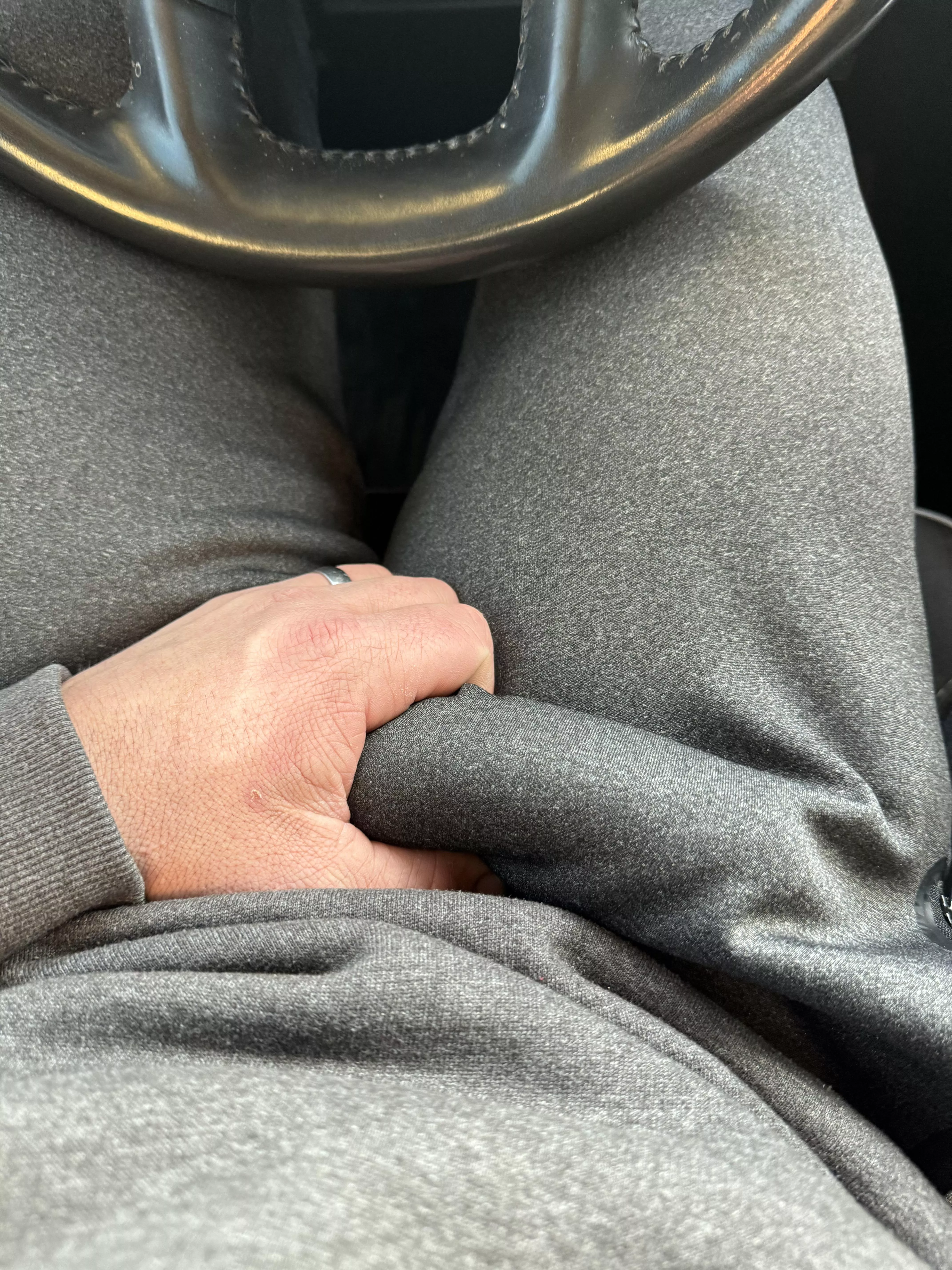 Grey sweat pants day (soft)