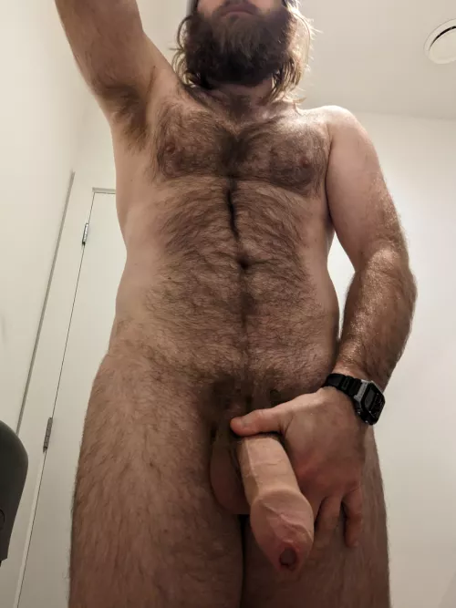 Hairy and hung what more could you want?