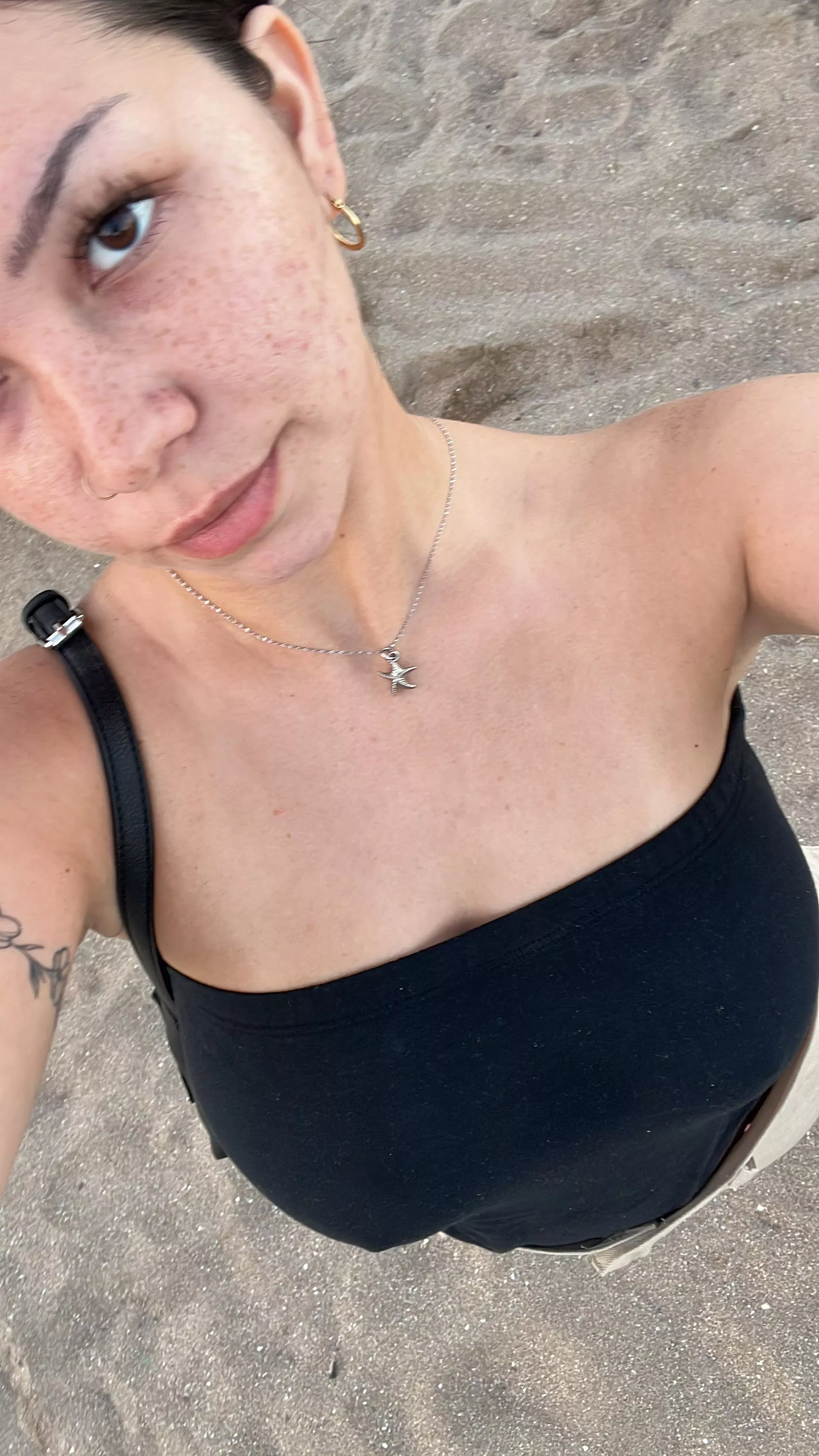 I always get freckles when I go out in the sun