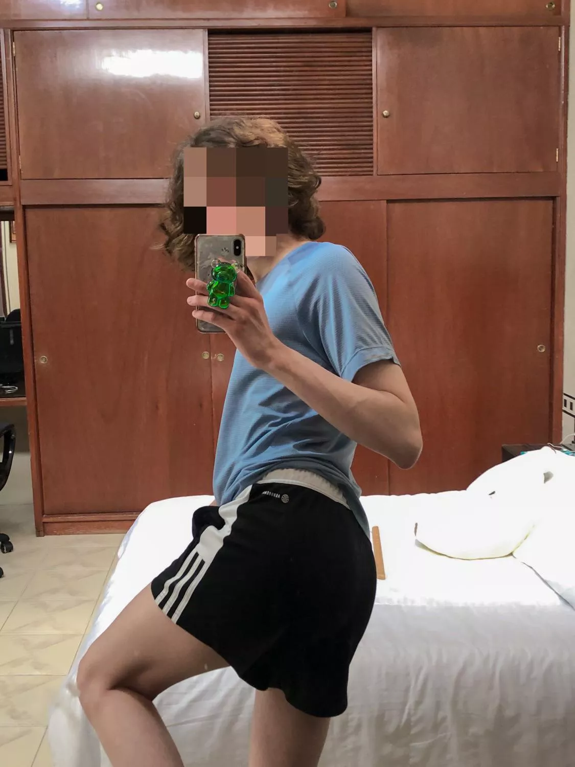 I need you to come here, undress me and start licking my ass