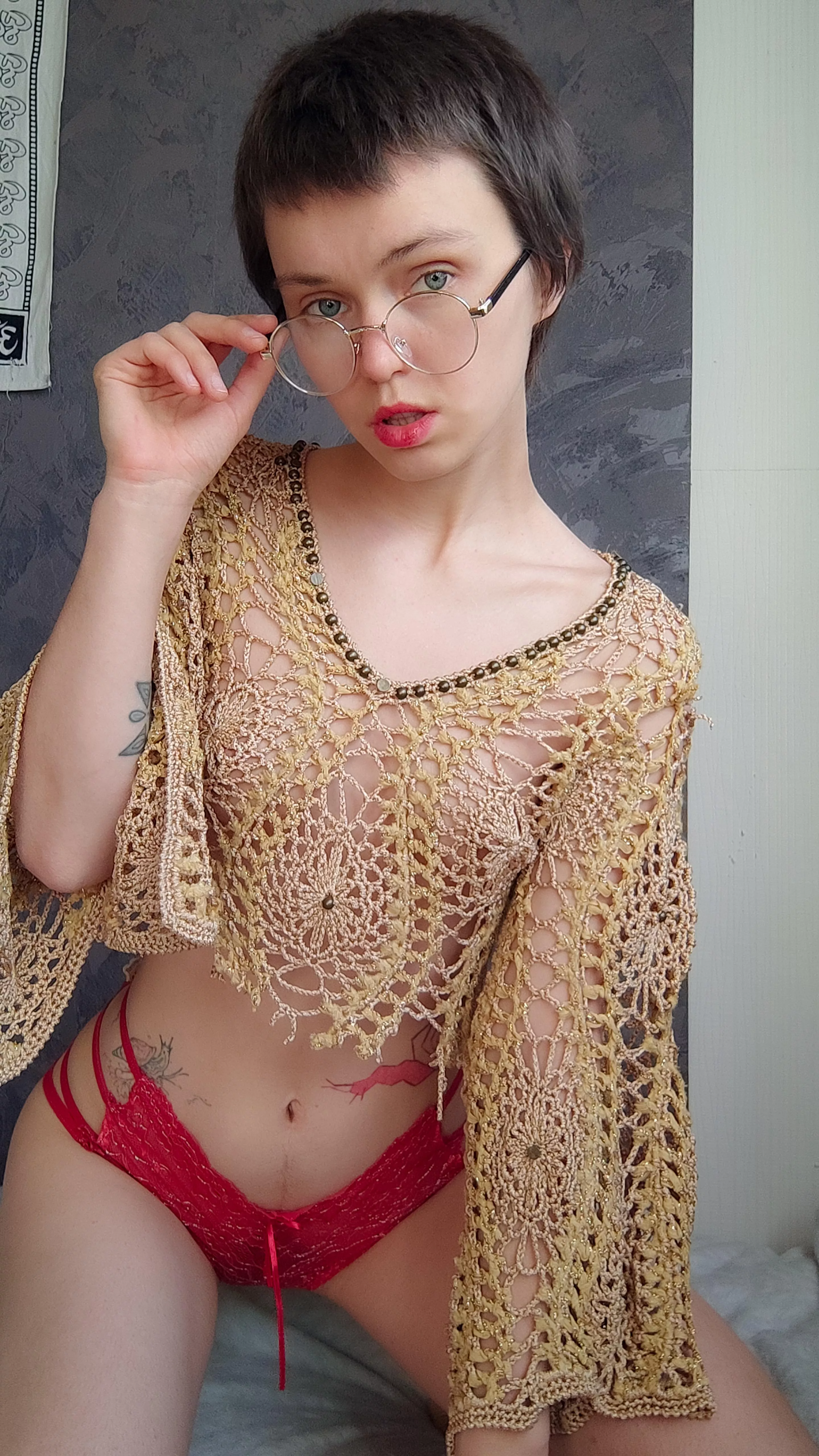 I see you are already hard, that's good