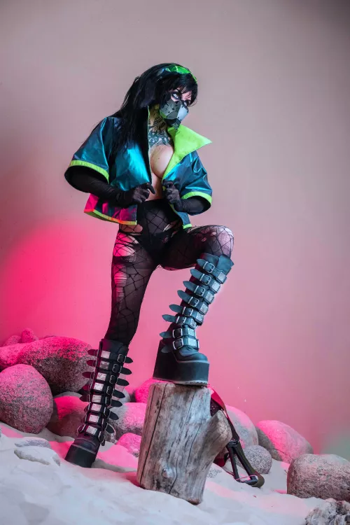 I want you to kiss my boots, and if you prove your sincere love for the goddess, maybe I won't punish you too harshly