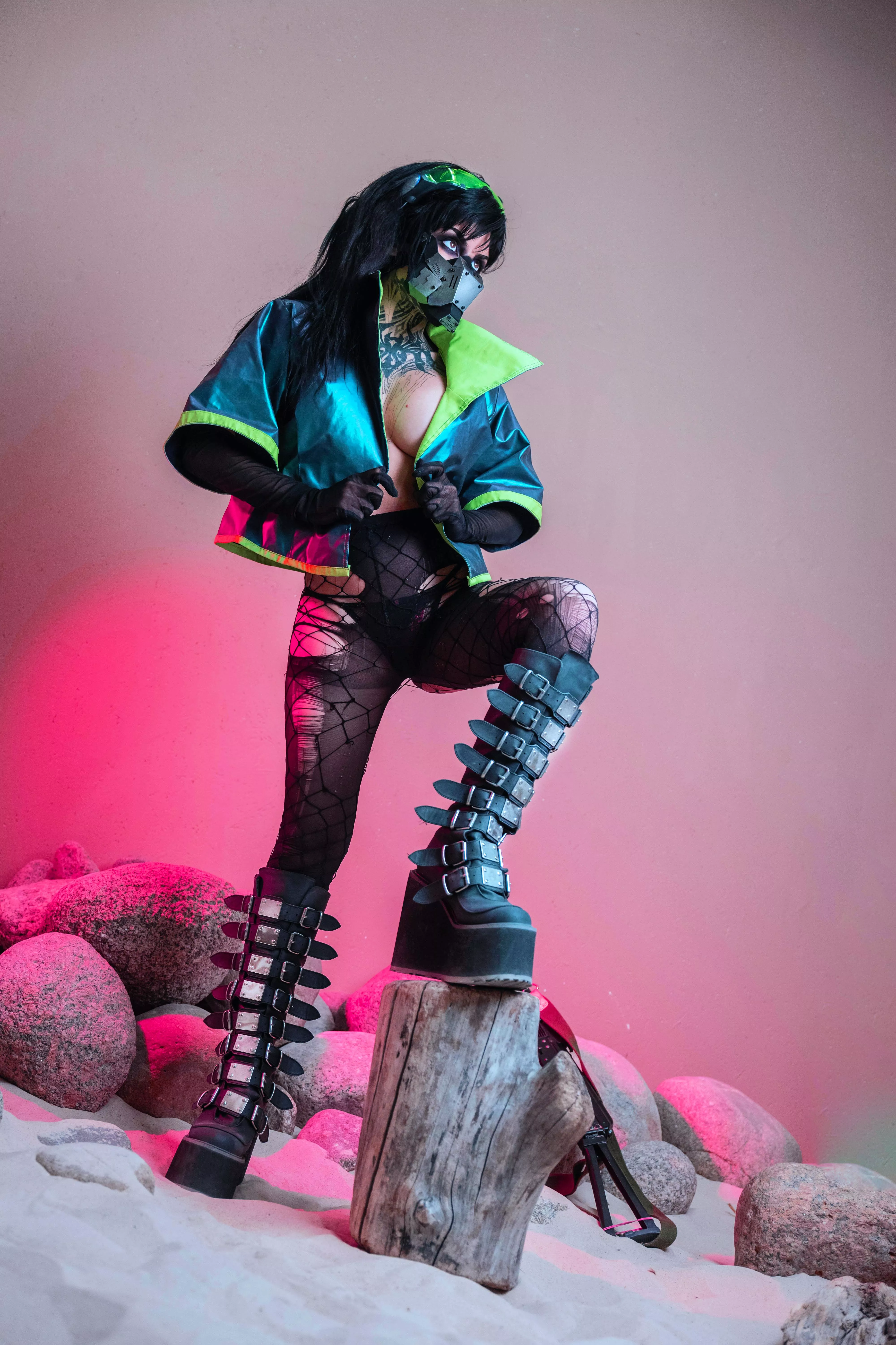 I want you to kiss my boots, and if you prove your sincere love for the goddess, maybe I won't punish you too harshly