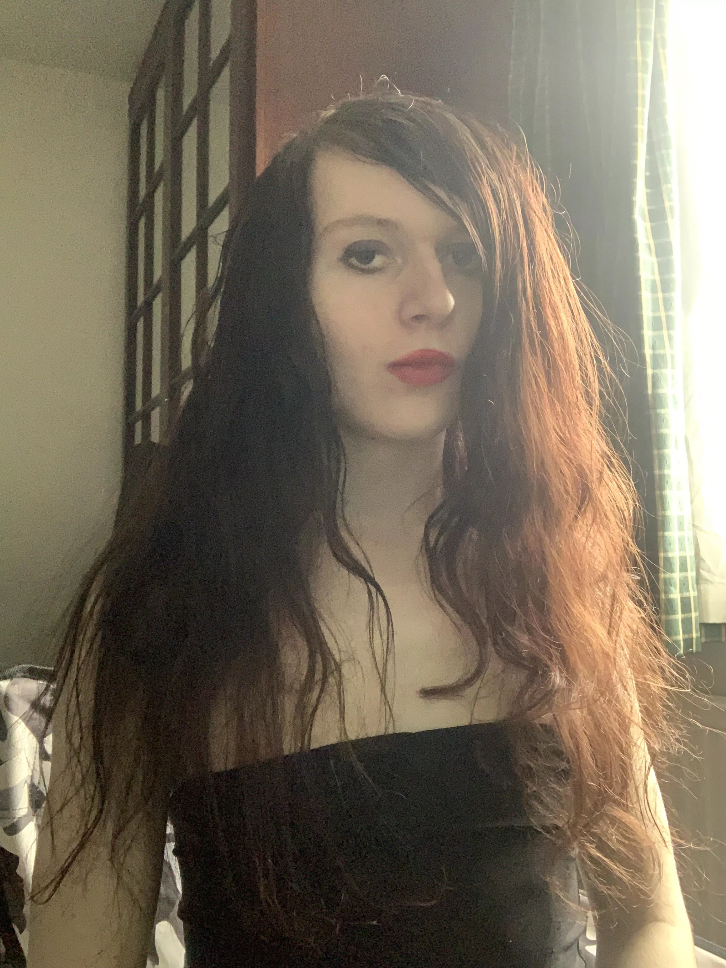 just a goth boy in a black dress🦇