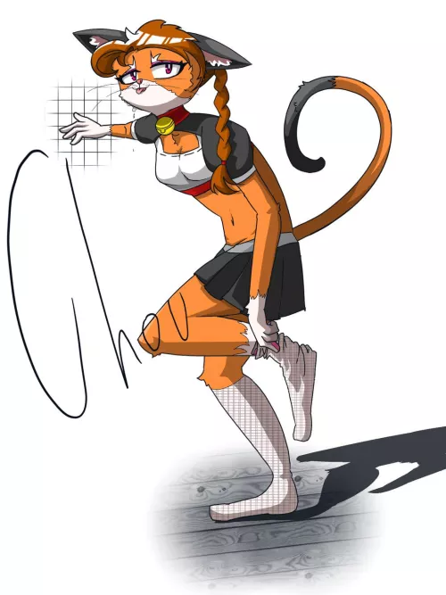 Kacy don't like socks which make her feeling bad