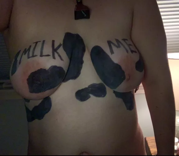 Make me your breeding bitch so you can milk me properly
