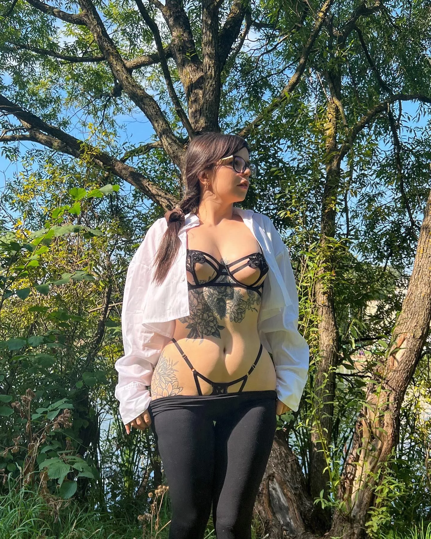 My first attempts at public nudity