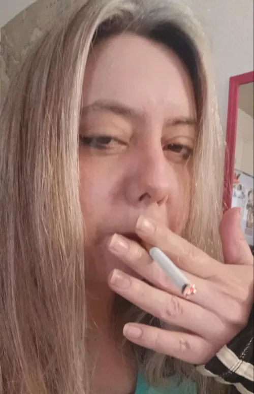 My first post here on smoking fetish