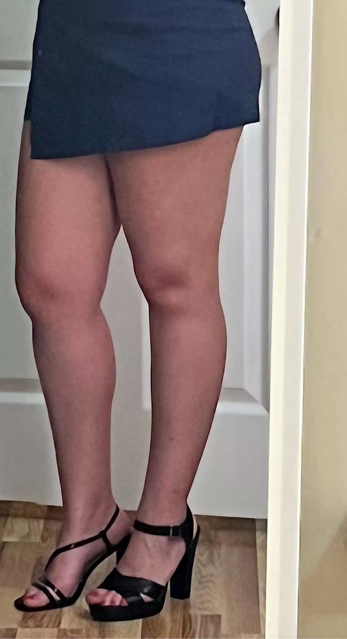 My roommate says the skirt is too short, is she right?